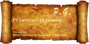 Pflanczer Gilgames névjegykártya